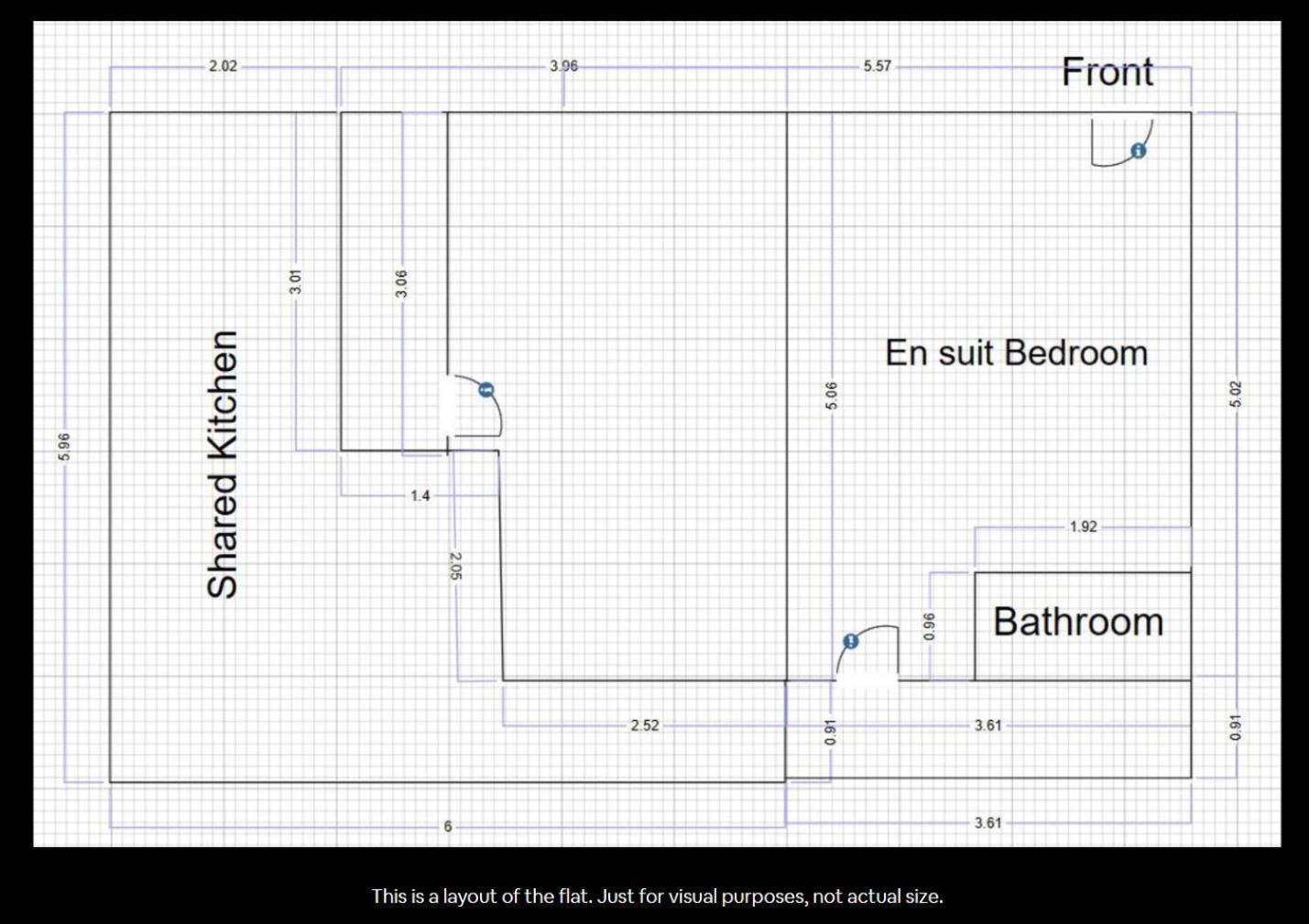 Spacious Double Bedroom With Private Toilet And Shared Kitchen With On Premesis Parking Олдбері Екстер'єр фото